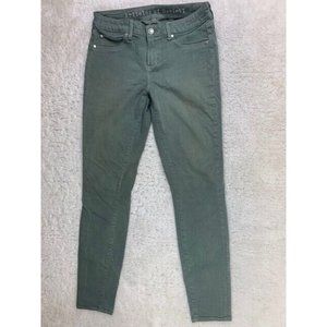 American Apparel Size 25 Womens Jeans Skinny Stretch Mid Rise Medium Wash